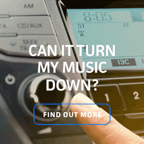 Question asking if Admiral blackbox can turn your music down